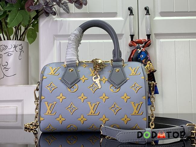 Louis Vuitton LV Speedy Bandoulière 20 Handbag M25454 Blue Size 20 x 15 x 12.5 cm - 1