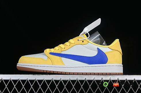  Travis Scott x Air Jordan 1 Retro OG SP Low Canary W - 1