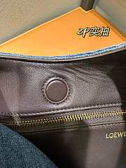 Loewe Squeeze Medium Denim Shoulder Bag Size 33 x 34 x 13.5 cm - 6