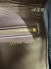 Loewe Squeeze Medium Denim Shoulder Bag Size 33 x 34 x 13.5 cm - 2