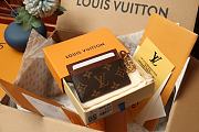 Louis Vuitton LV Charm Card Holder M82739 Monogram Brown Size 10.2 x 7.3 x 0.3 cm - 1