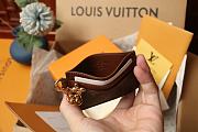 Louis Vuitton LV Charm Card Holder M82739 Monogram Brown Size 10.2 x 7.3 x 0.3 cm - 4