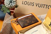 Louis Vuitton LV Charm Card Holder M82739 Monogram Brown Size 10.2 x 7.3 x 0.3 cm - 3