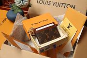 Louis Vuitton LV Charm Card Holder M82739 Monogram Brown Size 10.2 x 7.3 x 0.3 cm - 2