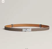 Hermes Epsom Kelly Belt Etoupe 18 - 1