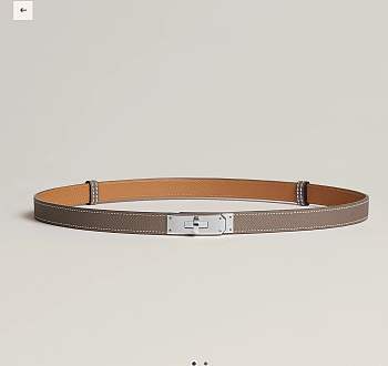 Hermes Epsom Kelly Belt Etoupe 18