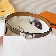 Hermes Epsom Kelly Belt Etoupe 18 - 4