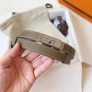 Hermes Epsom Kelly Belt Etoupe 18 - 3