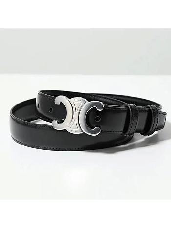 Celine Black Belt 3.0 cm