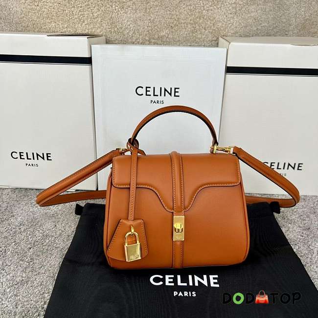 Celine Mini 16 Bag Size 18.5 x 15.5 x 9 cm - 1