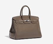 Hermès Birkin 50 Togo Etoupe Silver Hardware (All Handmade) - 4