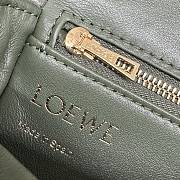 Loewe Mini Puffer Goya Dark Green Size 20 x 13 x 6 cm - 3