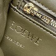 Loewe Mini Puffer Goya Dark Khaki Size 20 x 13 x 6 cm - 6