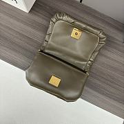 Loewe Mini Puffer Goya Dark Khaki Size 20 x 13 x 6 cm - 4