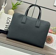 Loewe Goya Thin Briefcase In Soft Grained Calfskin Size 38 x 27 x 8 cm - 1