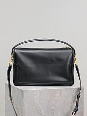 YSL Camera Supple Black Bag Size 28 × 15 × 9 cm - 6