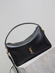 YSL Camera Supple Black Bag Size 28 × 15 × 9 cm - 4