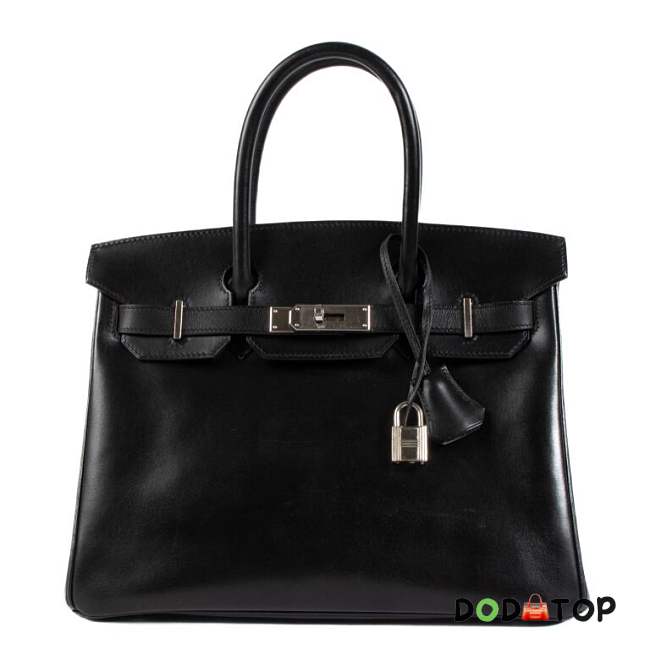 Hermes Birkin 50 Box Leather Silver Hardware Size 50 cm - 1