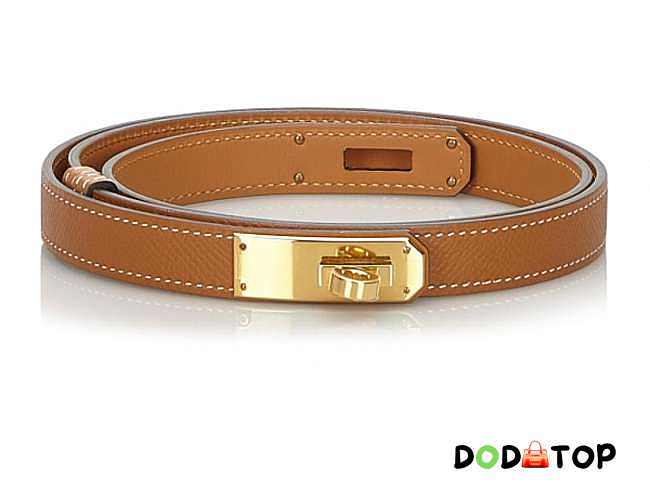 Hermes Belt Epsom Leather Gold Bucket 1.8 cm - 1