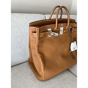 Hermes Hac 50 In Gold Togo With Silver Hardware Size 50 cm - 2