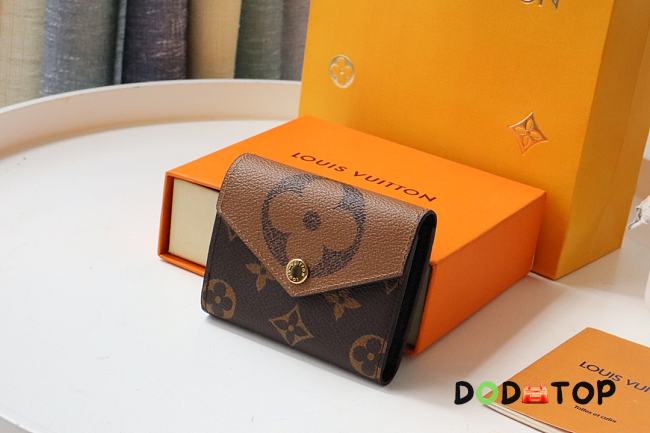 Louis Vuitton Portefeuille Zoe Wallet Size 9.5 x 7.5 x 3 cm - 1