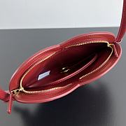 Bottega Veneta Mini Solstice Heart Red Bag Size 22 x 18 x 2 cm - 6