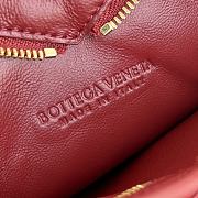 Bottega Veneta Mini Solstice Heart Red Bag Size 22 x 18 x 2 cm - 2