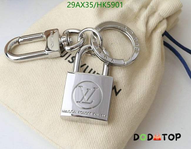 Louis Vuitton Lock Me Bag Charm Key Silver - 1