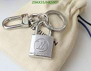 Louis Vuitton Lock Me Bag Charm Key Silver - 1