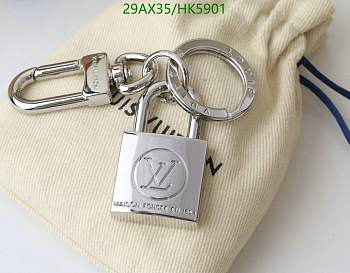 Louis Vuitton Lock Me Bag Charm Key Silver