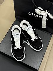 Chanel Nylon And Suede Stitching Sneakers - 5