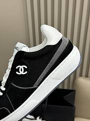 Chanel Nylon And Suede Stitching Sneakers - 4