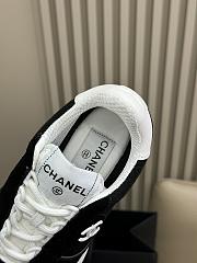 Chanel Nylon And Suede Stitching Sneakers - 3