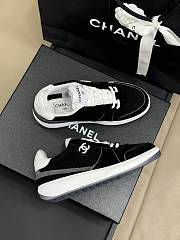 Chanel Nylon And Suede Stitching Sneakers - 2