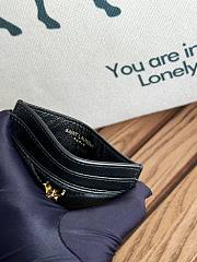 YSL Saint Laurent Card Holder Black Size 10 x 7.5 x 0.5 cm - 3