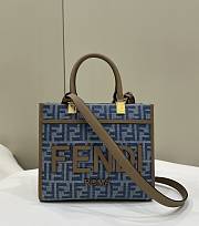 Fendi Sunshine Small Light Blue Size 25.5 x 12 x 23 cm - 1