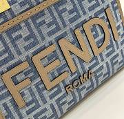 Fendi Sunshine Small Light Blue Size 25.5 x 12 x 23 cm - 4