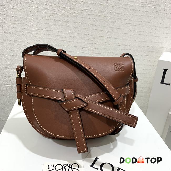 Loewe Gate Bag Brown Size 20 x 19 x 11.5 cm - 1