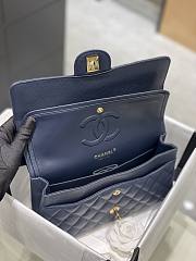 Chanel Cf Medium Caviar Navy Blue Gold Hardware Size 25.5 cm - 3