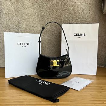 Celine Medium Tilly Bag Black Size 22.5 x 13.5 x 4 cm