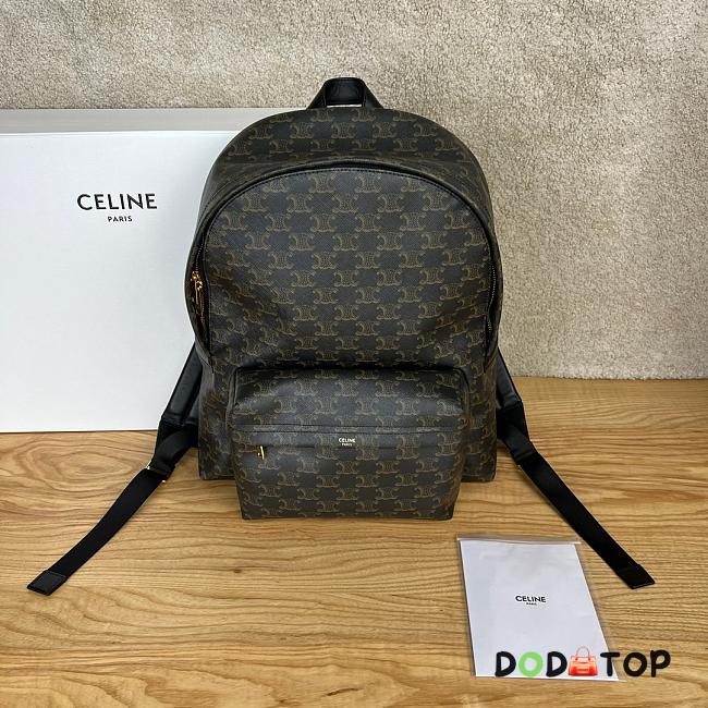 Celine Triomphe Medium Calfskin Backpack Size 33.5 x 38 x 13 cm - 1