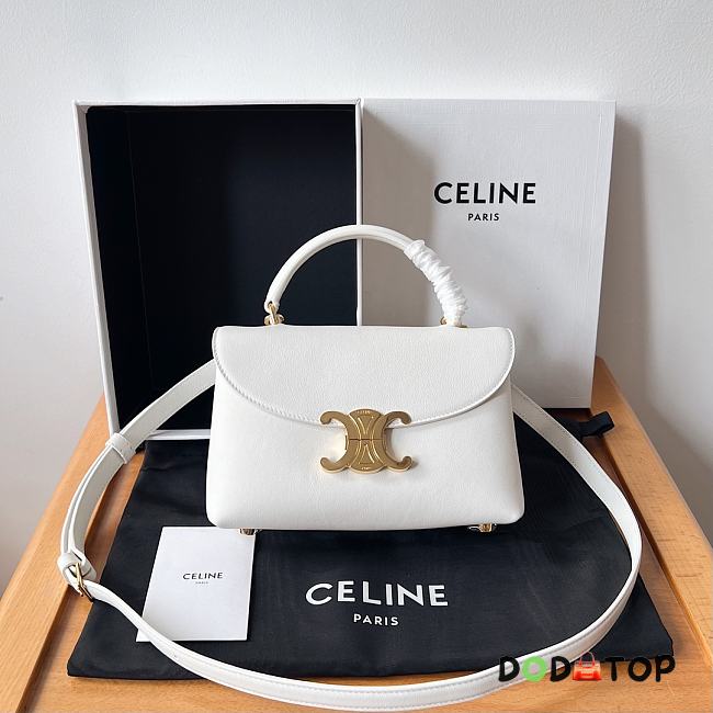 Celine Nino Bag White Size 20.5 x 13 x 8 cm - 1