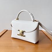 Celine Nino Bag White Size 20.5 x 13 x 8 cm - 5