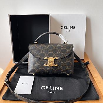 Celine Nino Bag Brown Size 20.5 x 13 x 8 cm