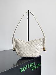 Bottega Veneta Mini Solstice White Size 28 x 18 x 5 cm - 1