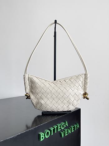 Bottega Veneta Mini Solstice White Size 28 x 18 x 5 cm