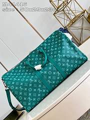 Louis Vuitton Keepall 50 Handbag Green Flower Size 50 x 29 x 23 cm - 6