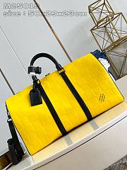 Louis Vuitton Keepall 50 Handbag Yellow Size 50 x 29 x 23 cm - 1