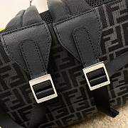 Fendi Dark Grey Jacquard FF Backpack Size 41 x 31 x 19 cm - 4