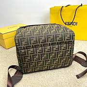 Fendi Brown Jacquard FF Backpack Size 41 x 31 x 19 cm - 5